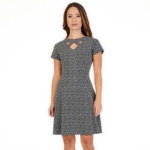 Apt 9 Fit and Flare Cut Out Dress Size 14